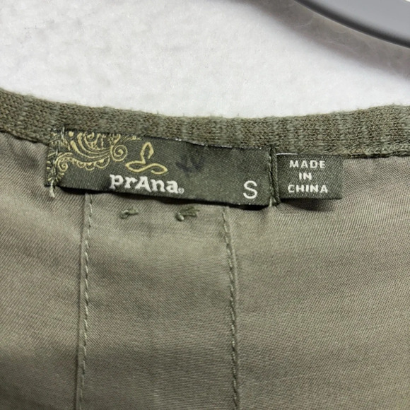 prAna Women's Hensley Henley Dress in Rye Green Size Small Mixed Fabrics - Picture 5 of 8